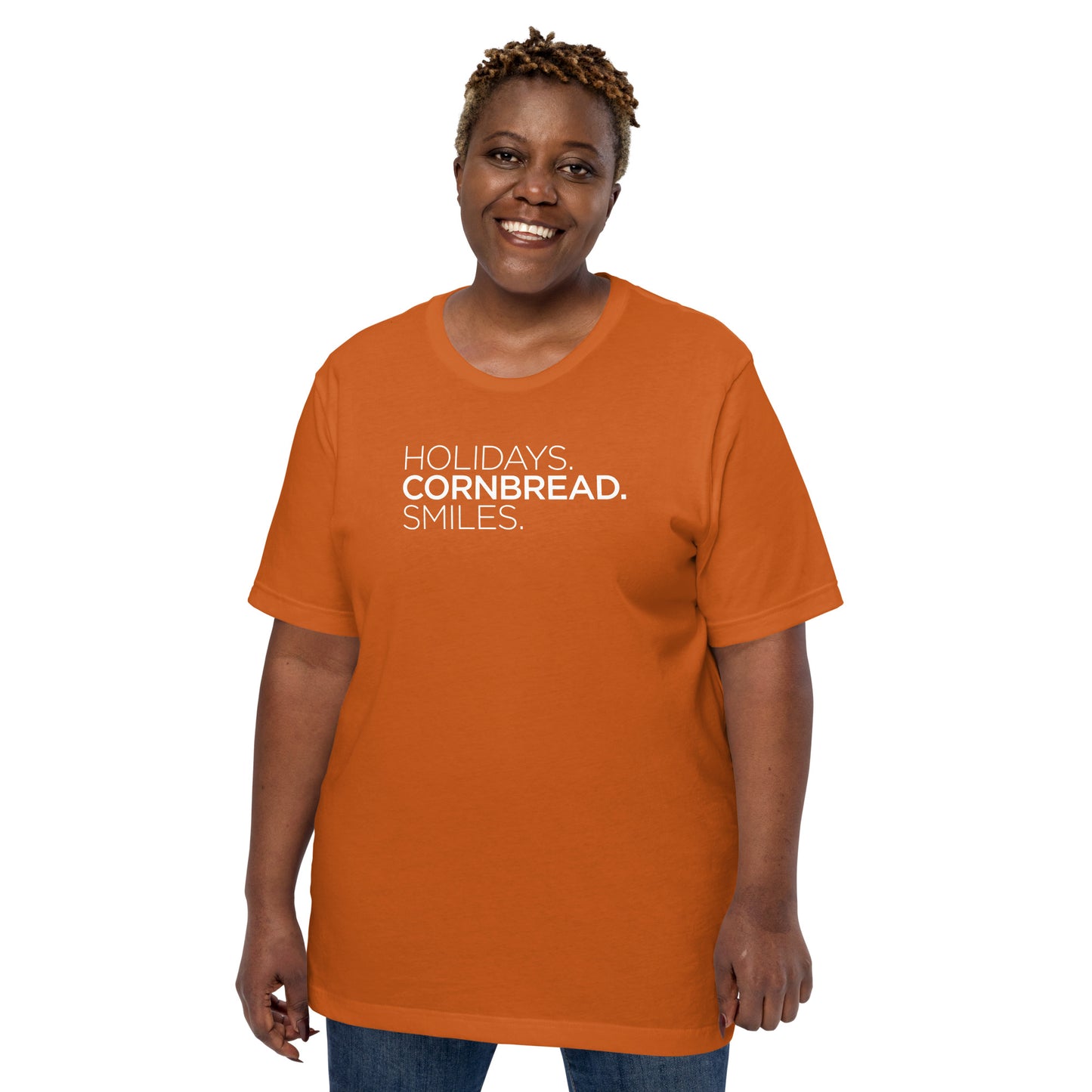 Holidays. Cornbread. Smiles Tee