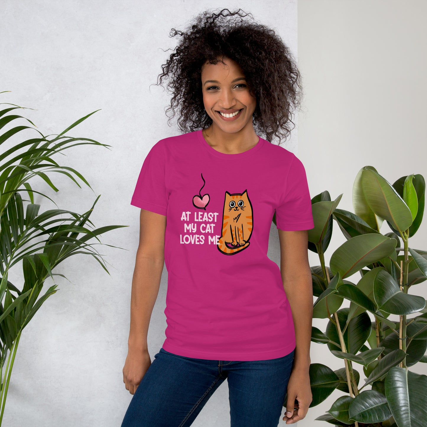 Furry Affection: At Least My Cat Loves Me Tee