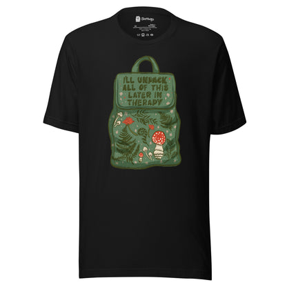 Therapy Unpacked: Green Backpack Confessions Tee