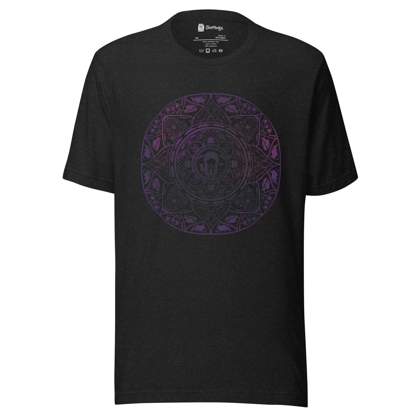 Gothic Circles: Wednesday's Spooky Sanctum Tee