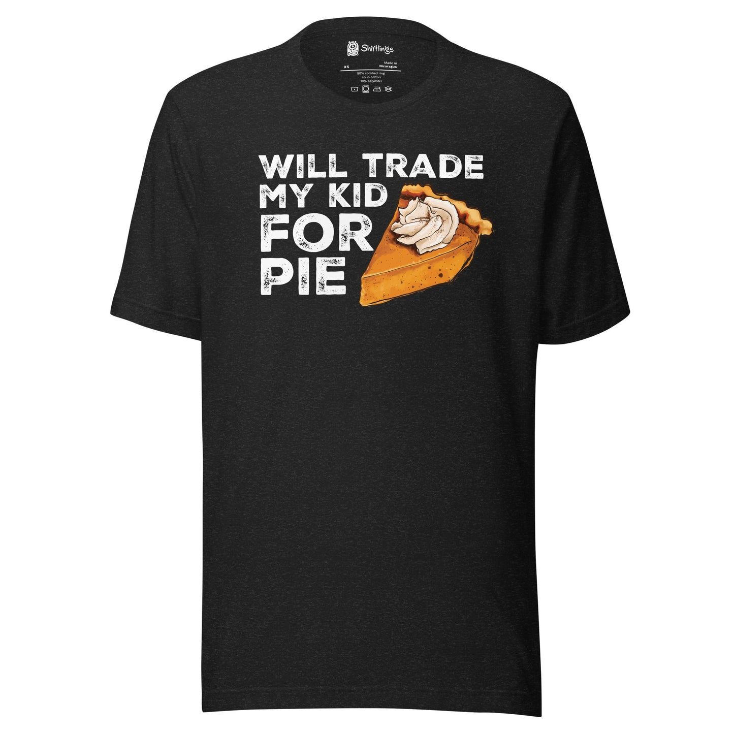 Pumpkin Pie-Lover's Dilemma: 'Trade My Kid for Pie' Tee