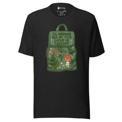 Therapy Unpacked: Green Backpack Confessions Tee