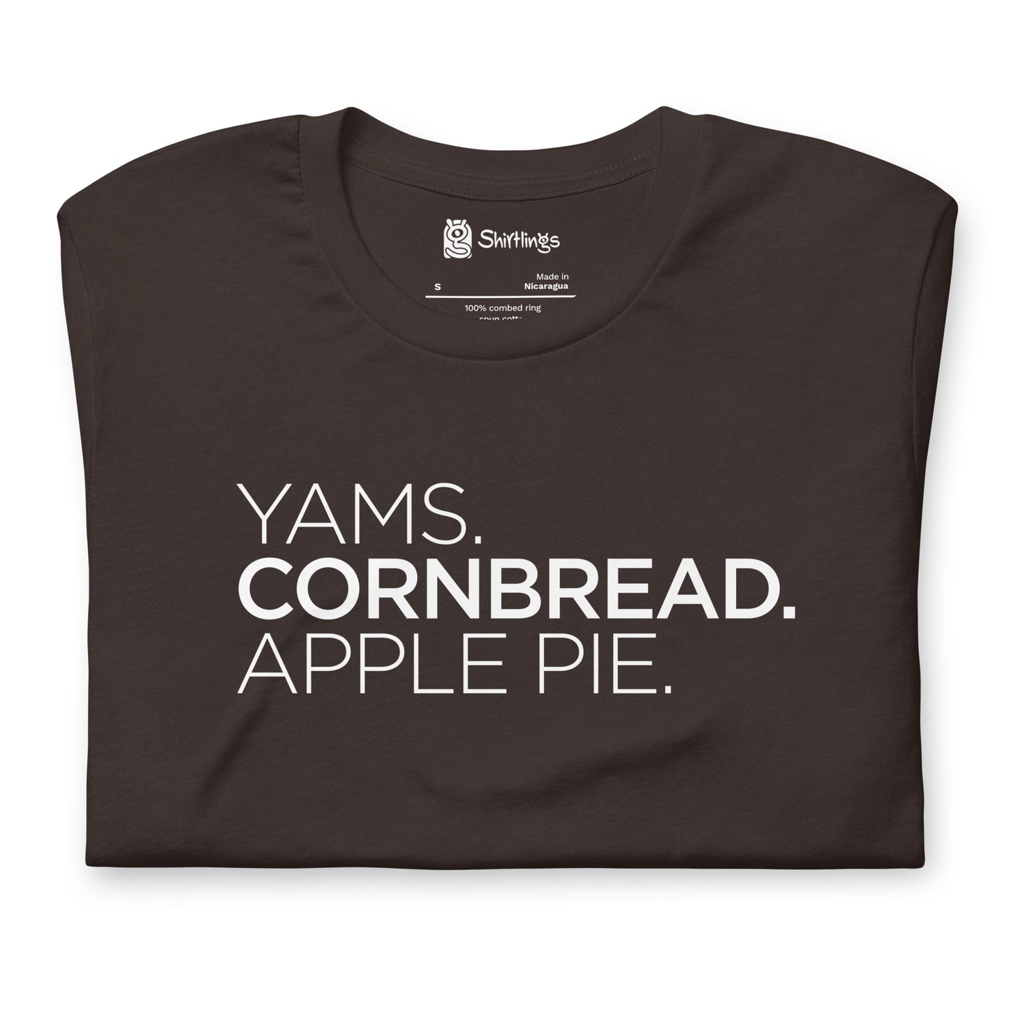 Yams. Cornbread. Apple Pie Tee