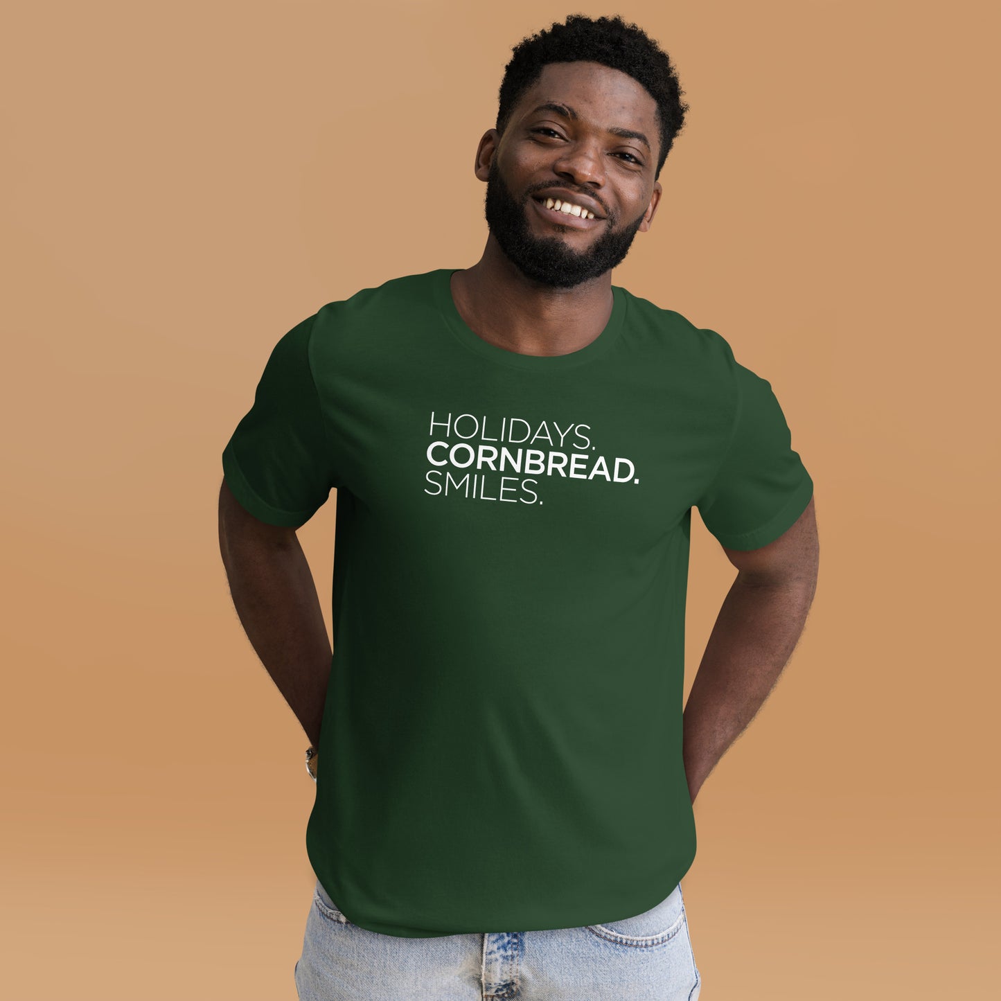 Holidays. Cornbread. Smiles Tee