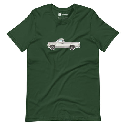 Retro Ride: '70s White C-10 Pickup Tee