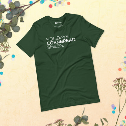 Holidays. Cornbread. Smiles Tee