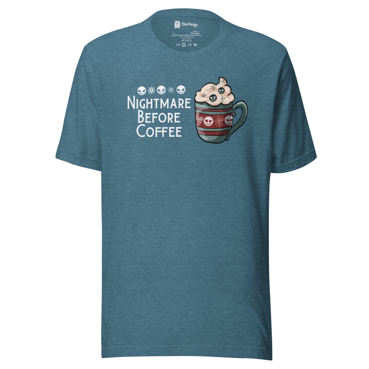 Caffeine's Dark Side: Nightmare Before Coffee Shirt