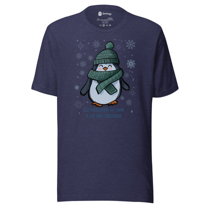 Penguin Chic: 'It's Penguining to Look a Lot Like Christmas' Tee