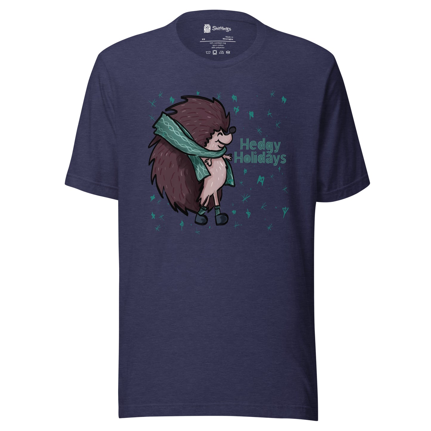 Hedgy Holidays: Hedgehog Adult Tee