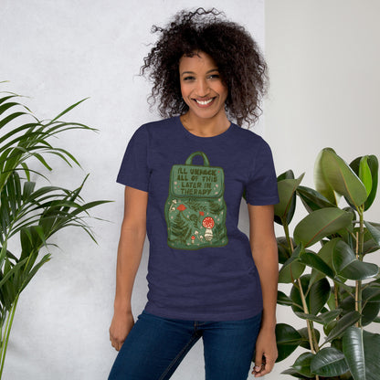 Therapy Unpacked: Green Backpack Confessions Tee