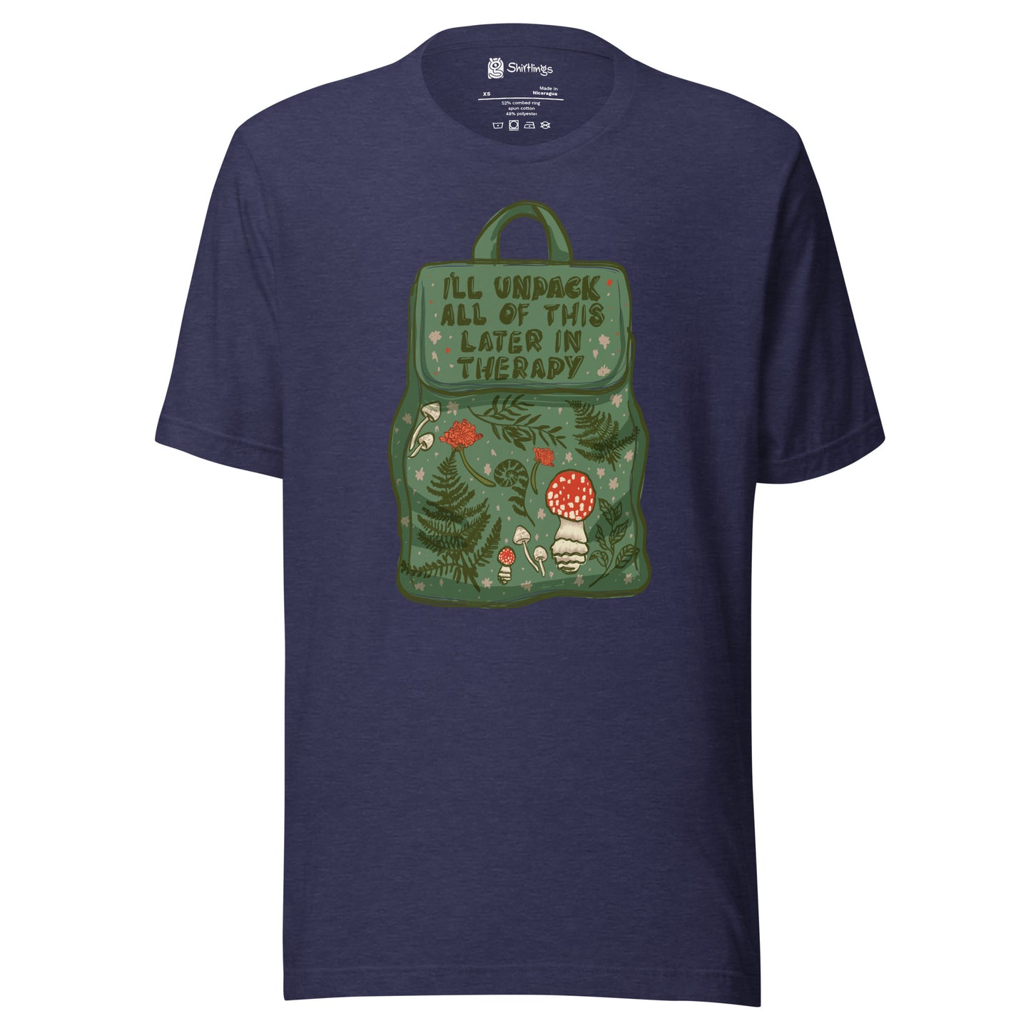 Therapy Unpacked: Green Backpack Confessions Tee