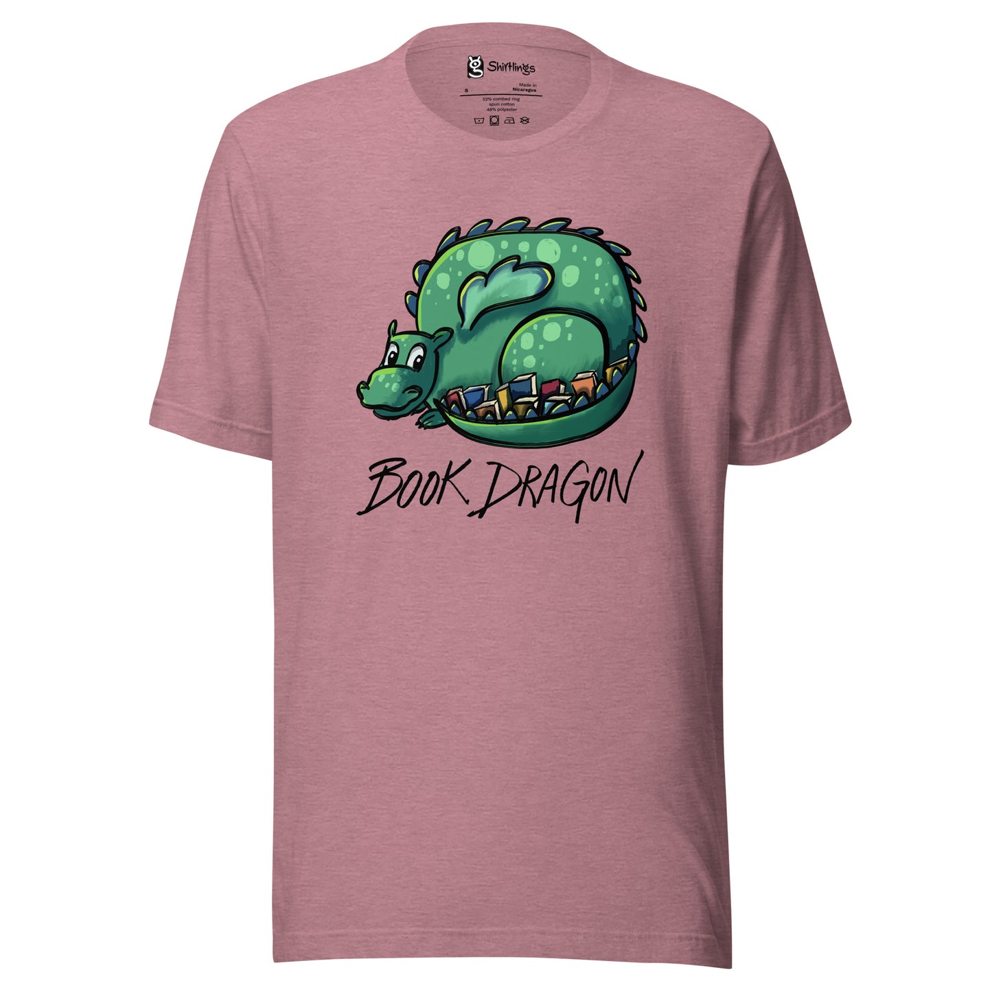 "Book Hoarder Dragon" Tee