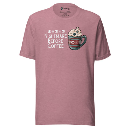 Caffeine's Dark Side: Nightmare Before Coffee Shirt