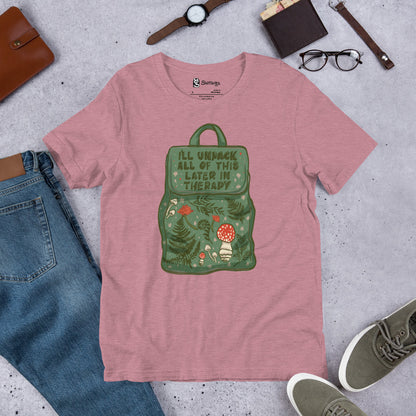 Therapy Unpacked: Green Backpack Confessions Tee