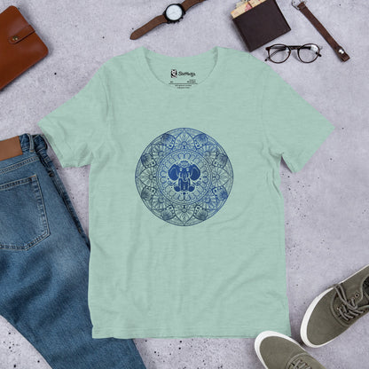 Elephant Elegance: Mandala Majesty Tee