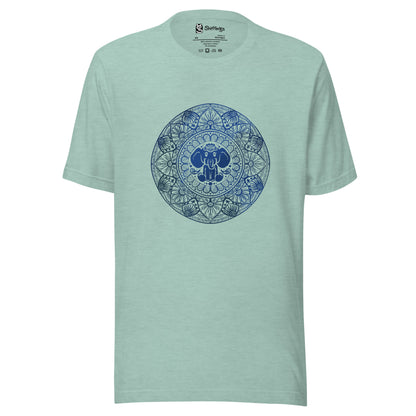 Elephant Elegance: Mandala Majesty Tee