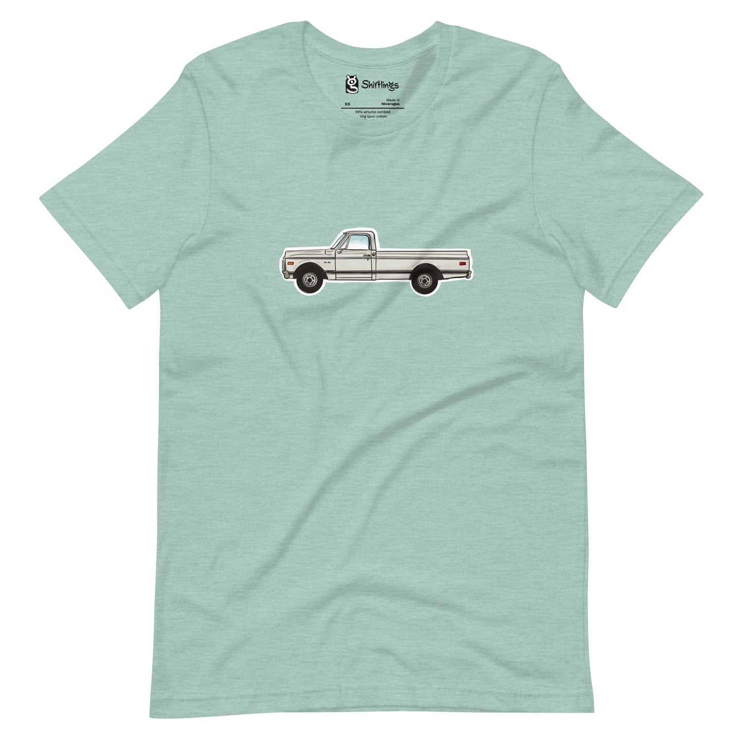 Retro Ride: '70s White C-10 Pickup Tee