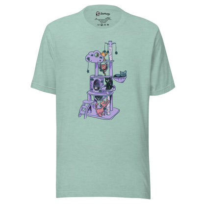 Stellar Feline Fiesta: Catnip Dreams Tee