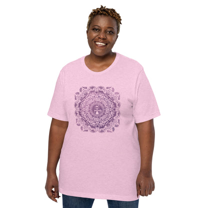 Bear-y Stylish: The Purple Winter Mandala Tee