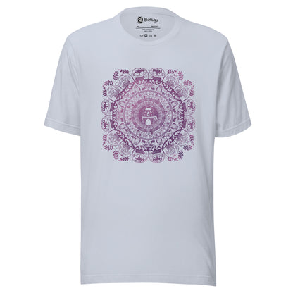 Bear-y Stylish: The Purple Winter Mandala Tee