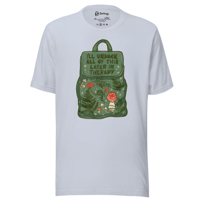 Therapy Unpacked: Green Backpack Confessions Tee