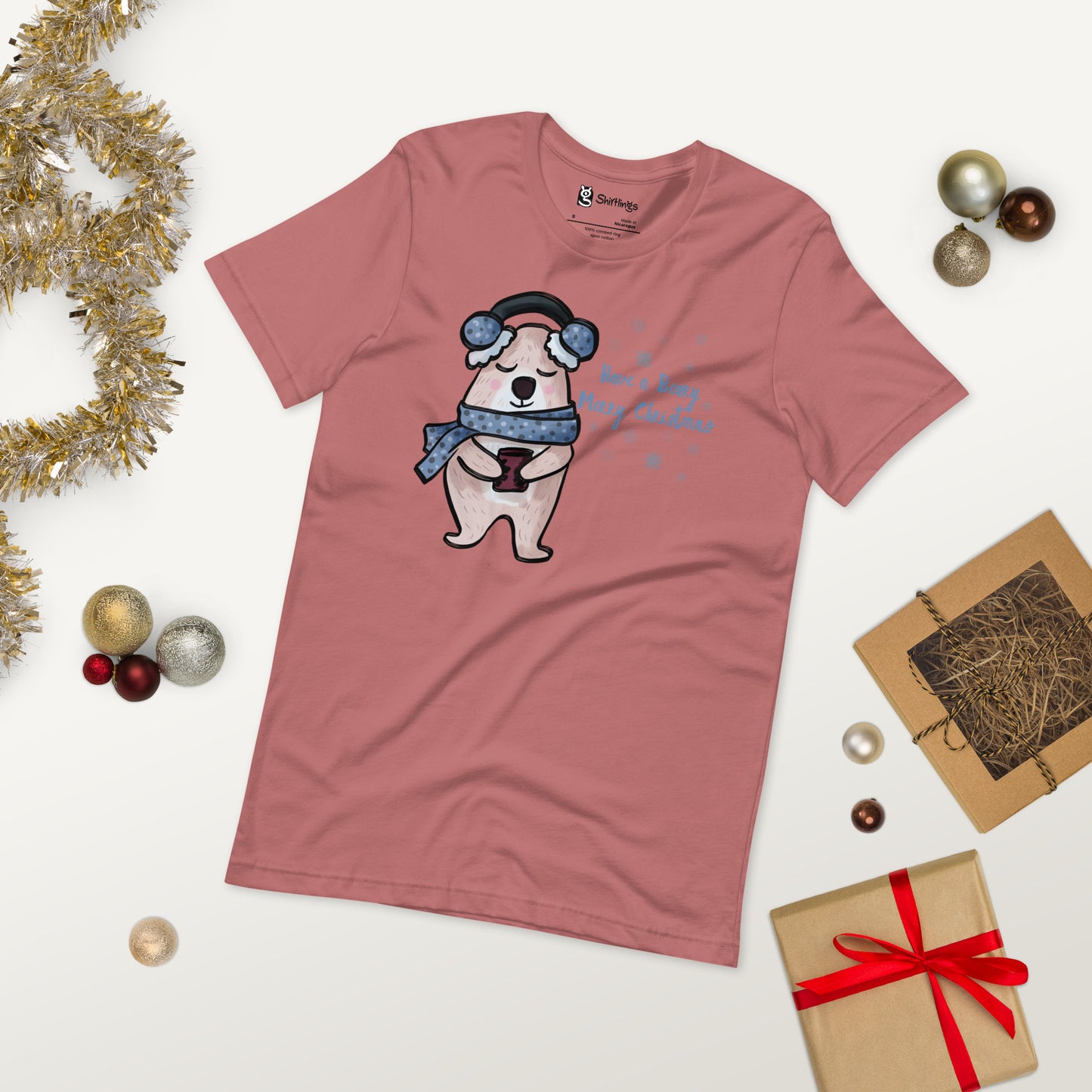 Warm Wishes: 'Beary Merry Christmas' Tee