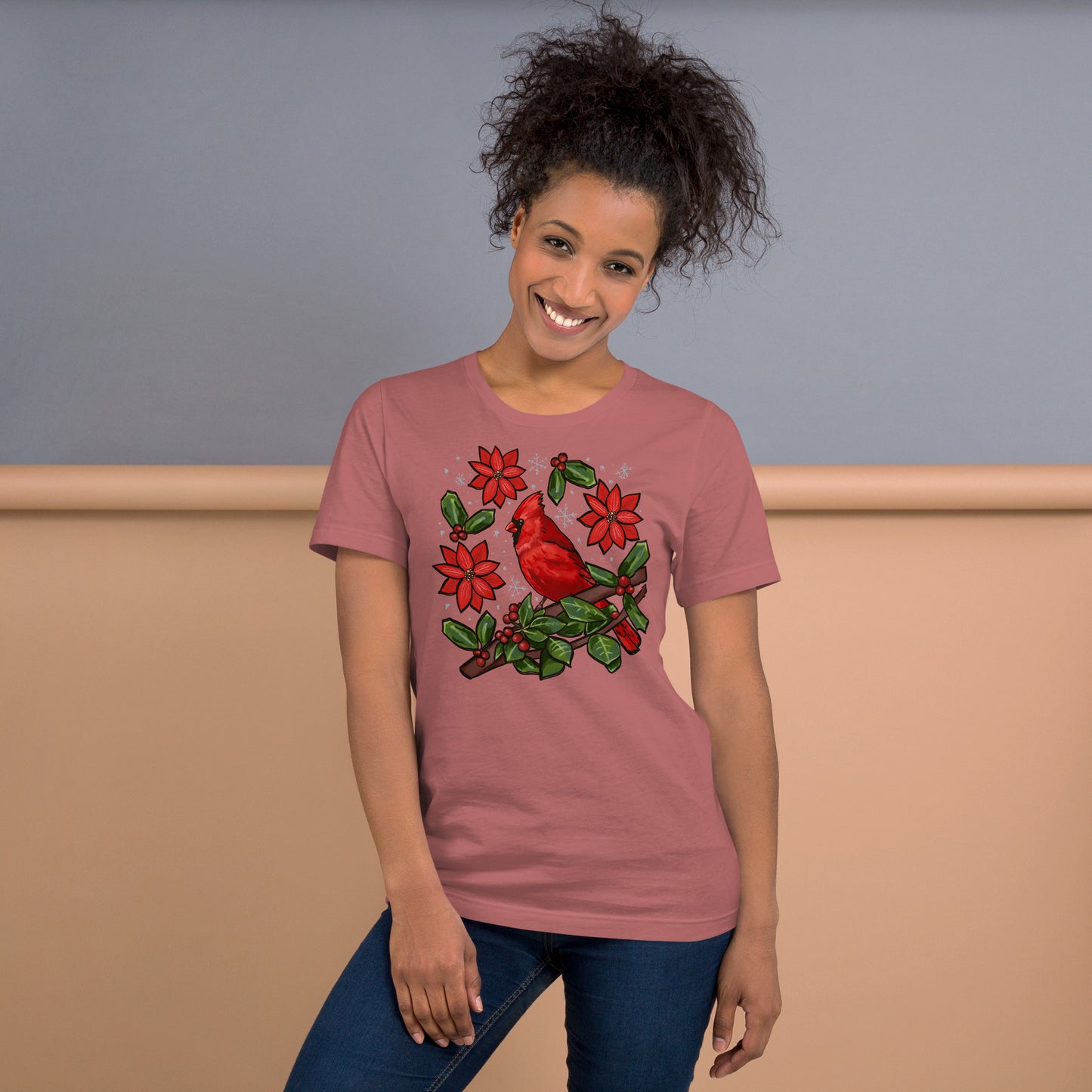 Majestic Cardinal Vibes: Adult Tee