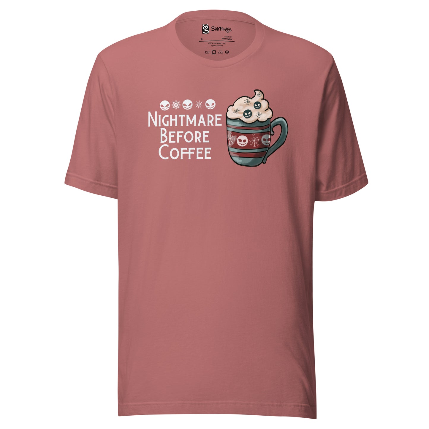 Caffeine's Dark Side: Nightmare Before Coffee Shirt