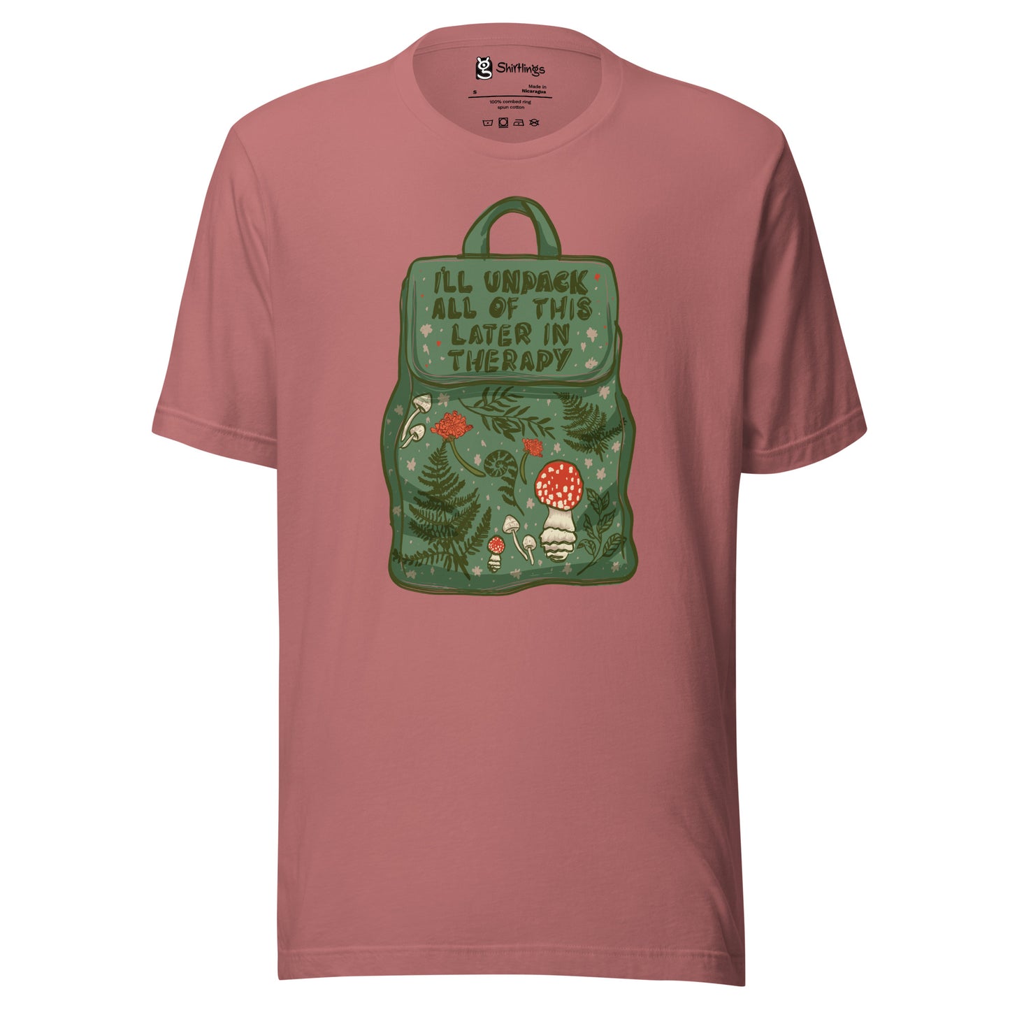 Therapy Unpacked: Green Backpack Confessions Tee