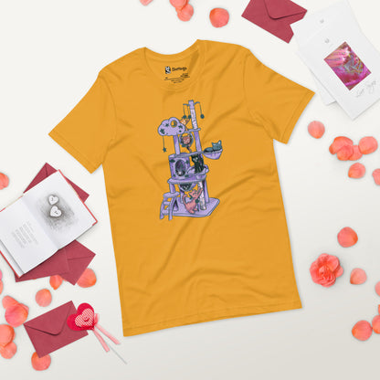 Stellar Feline Fiesta: Catnip Dreams Tee