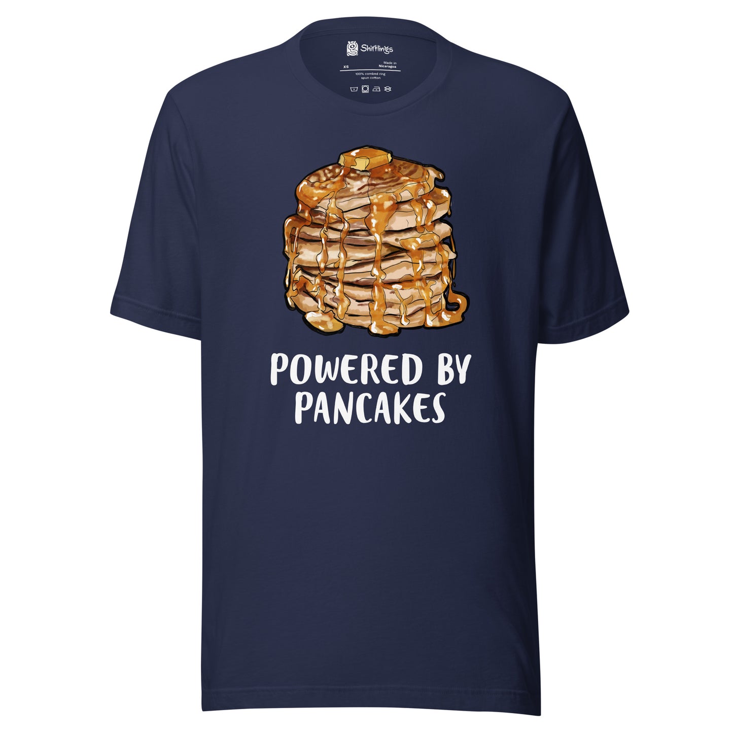 "Pancake Power Play" Humorous Breakfast Tee