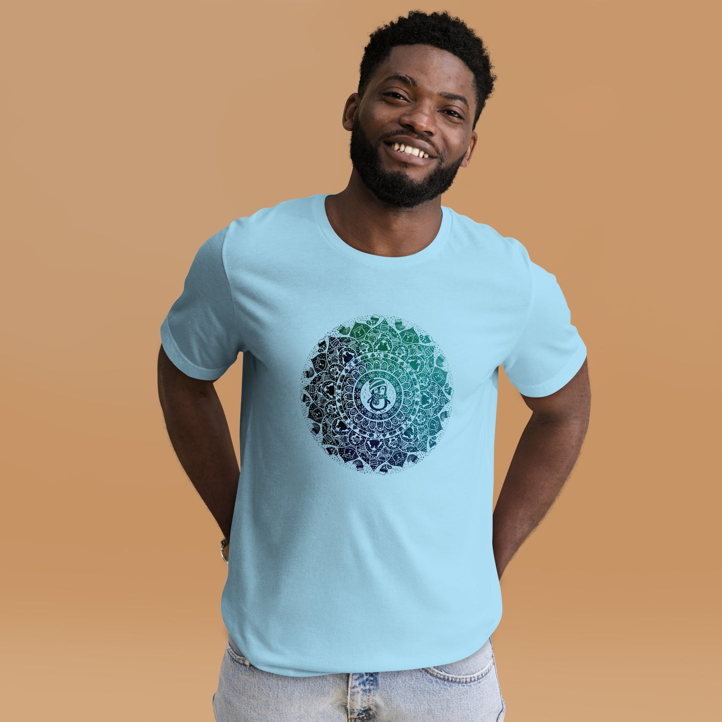 Snow, Scarves, & Slick Penguins: Mandala Magic Tee