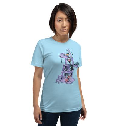 Stellar Feline Fiesta: Catnip Dreams Tee