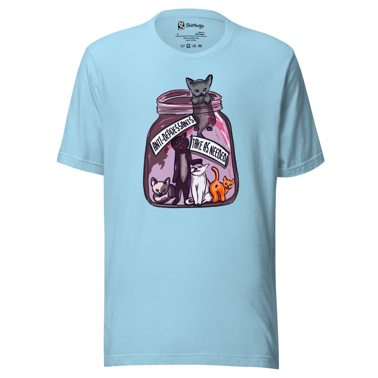 Feline Therapy Delight: Anti-Depressant Kittens Tee