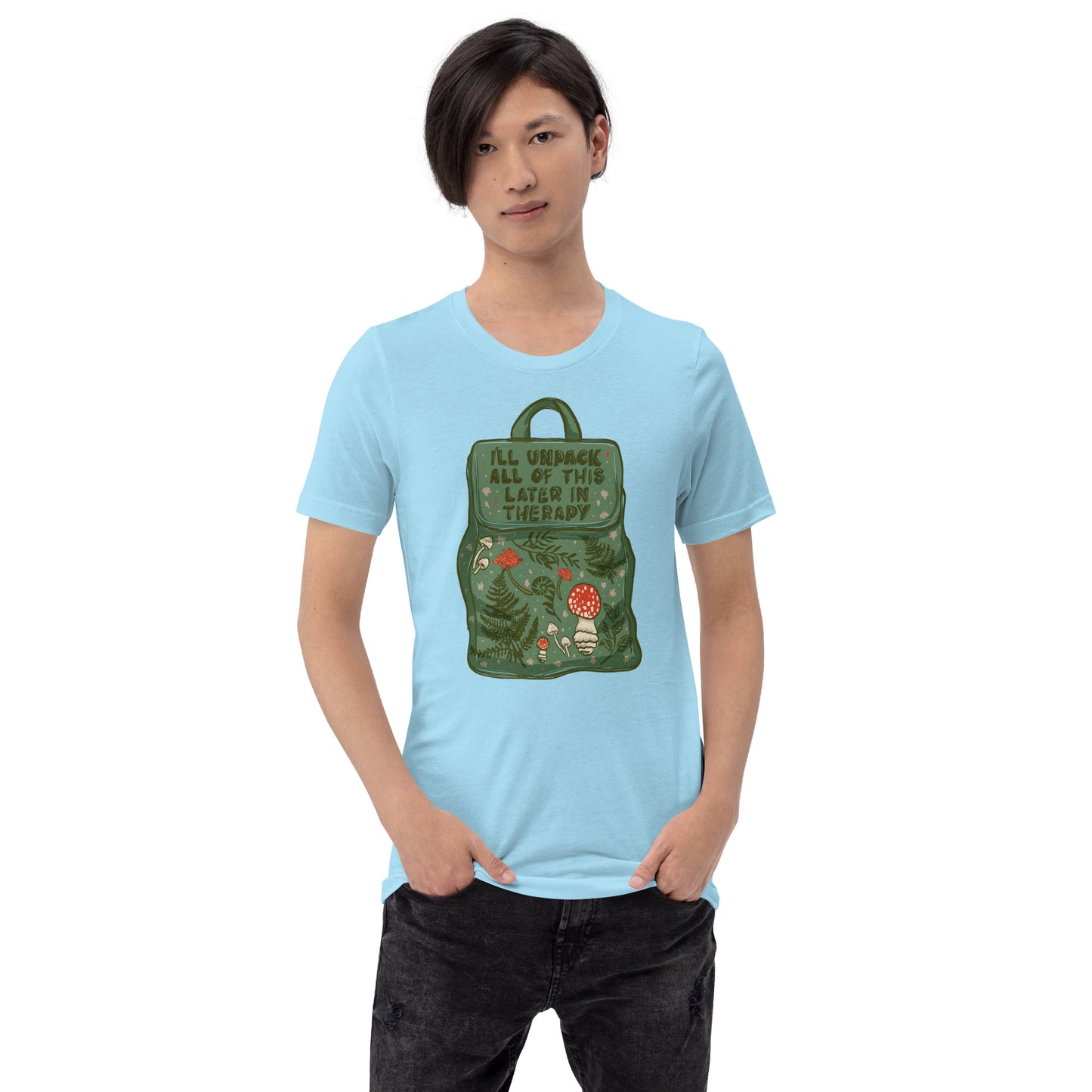 Therapy Unpacked: Green Backpack Confessions Tee