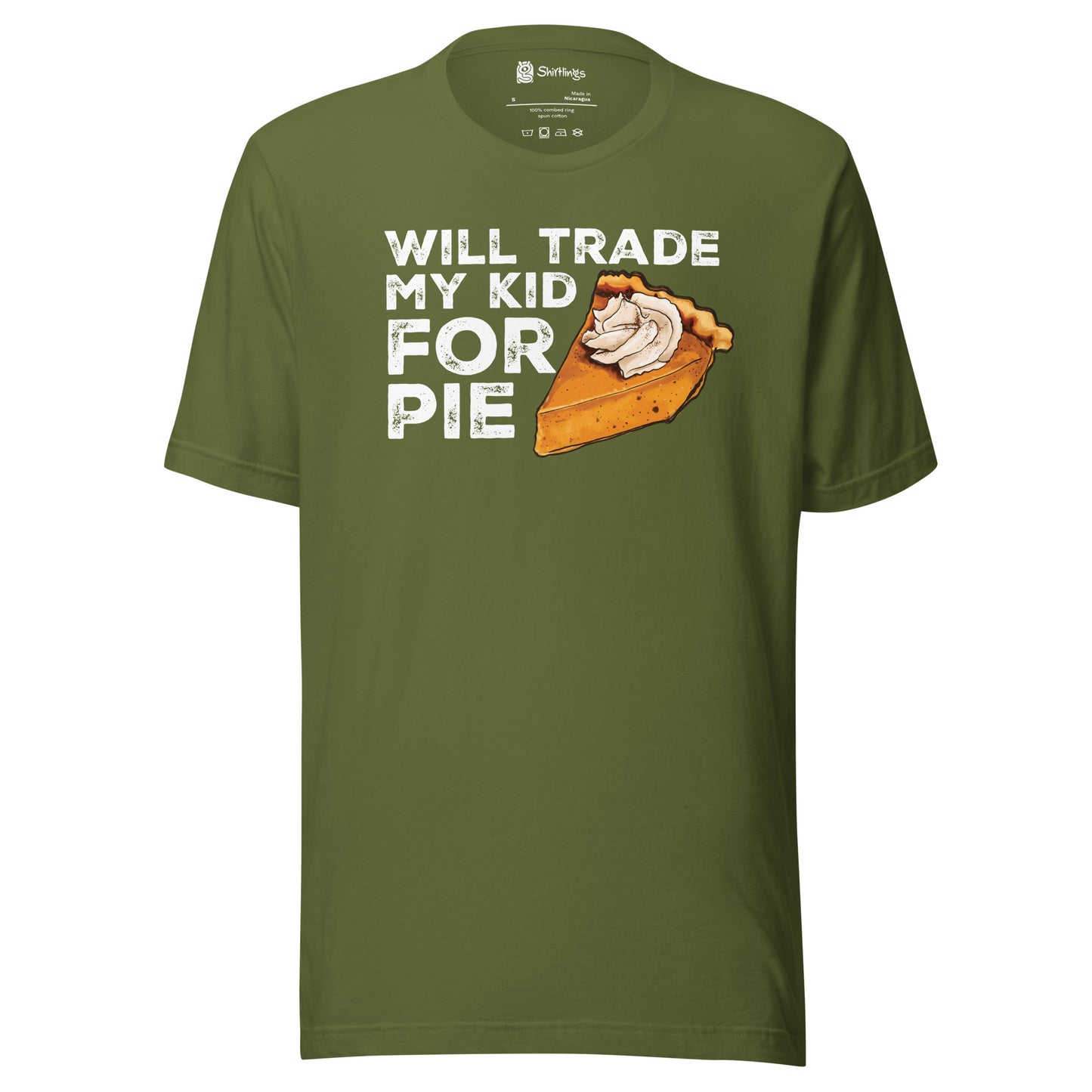 Pumpkin Pie-Lover's Dilemma: 'Trade My Kid for Pie' Tee