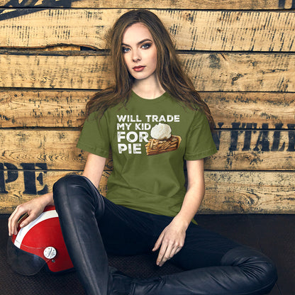 Apple Pie Lover's Confession: 'Trade My Kid for Pie' Tee