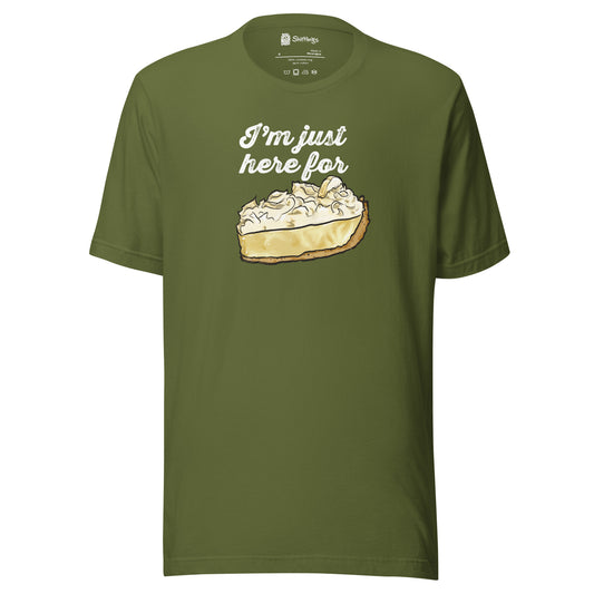 Banana Cream Bliss: 'I'm Just Here for the Pie' Tee