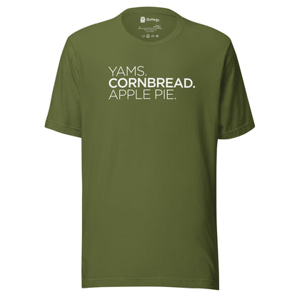 Yams. Cornbread. Apple Pie Tee