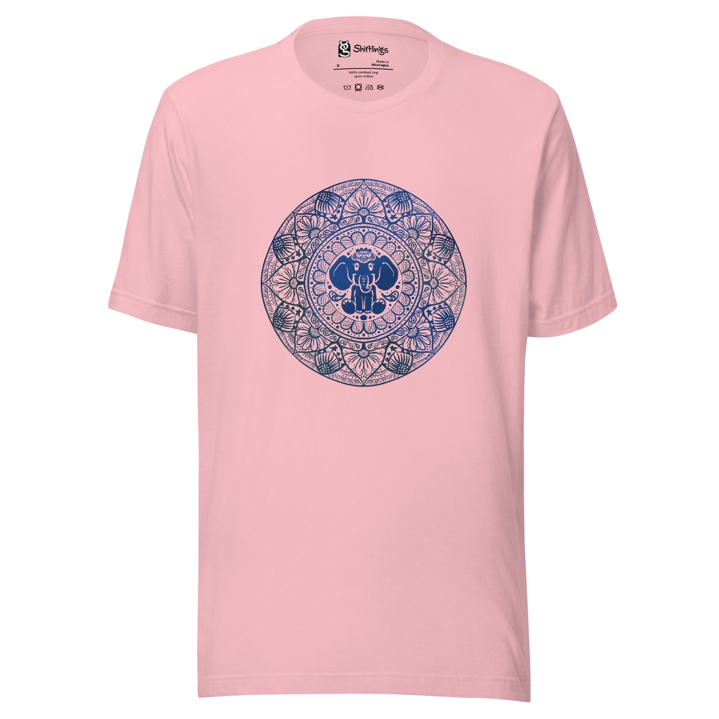 Elephant Elegance: Mandala Majesty Tee