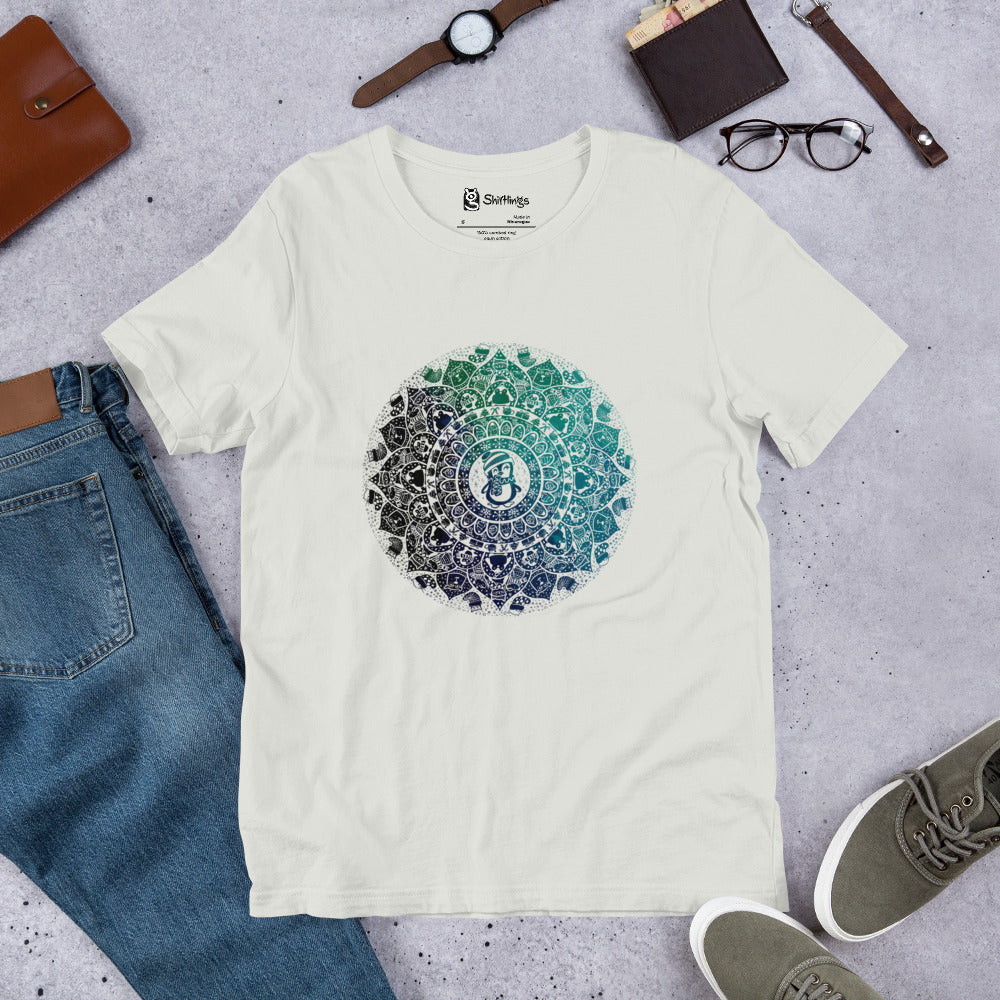 Snow, Scarves, & Slick Penguins: Mandala Magic Tee