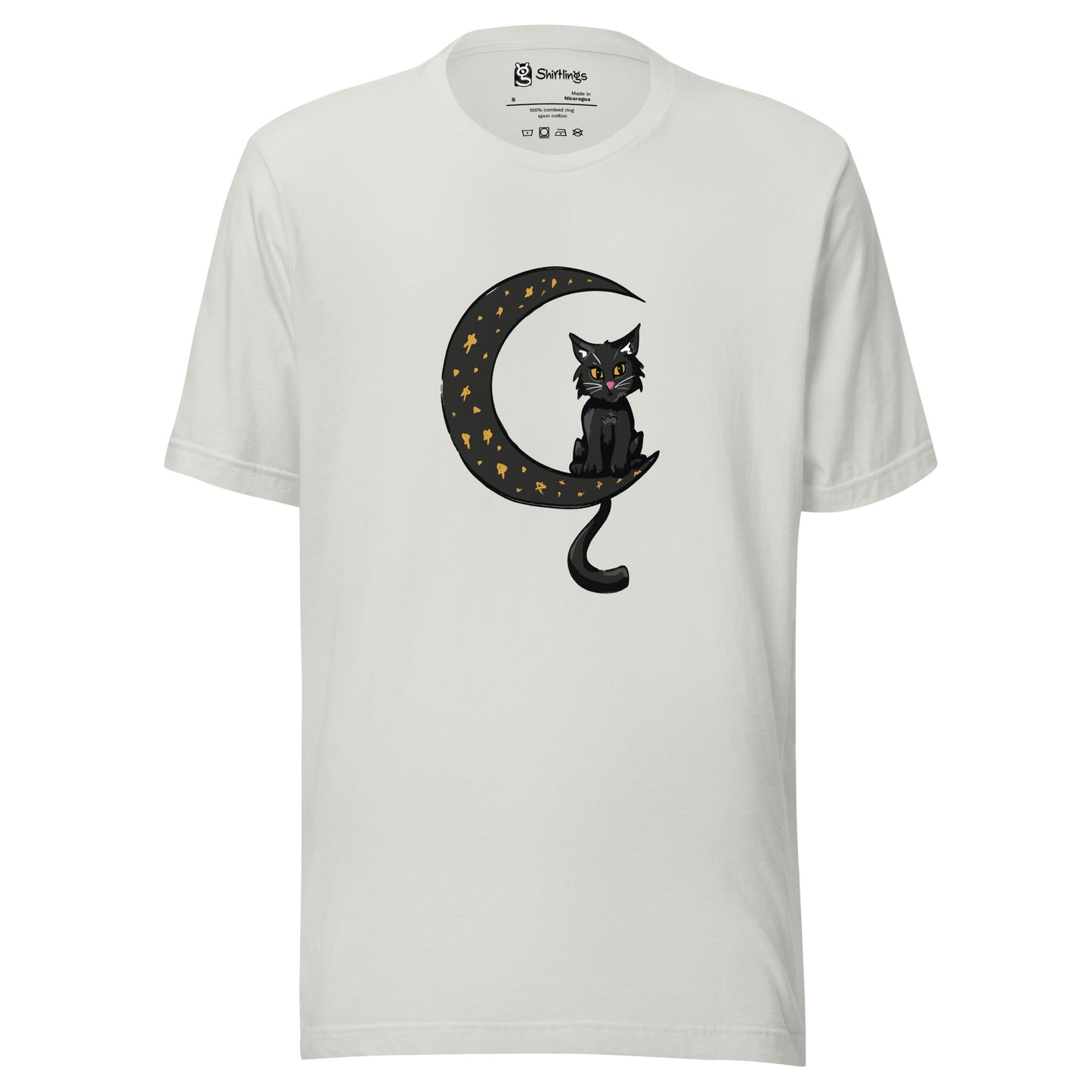 Moonlit Meow: Celestial Cat Tee