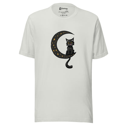 Moonlit Meow: Celestial Cat Tee