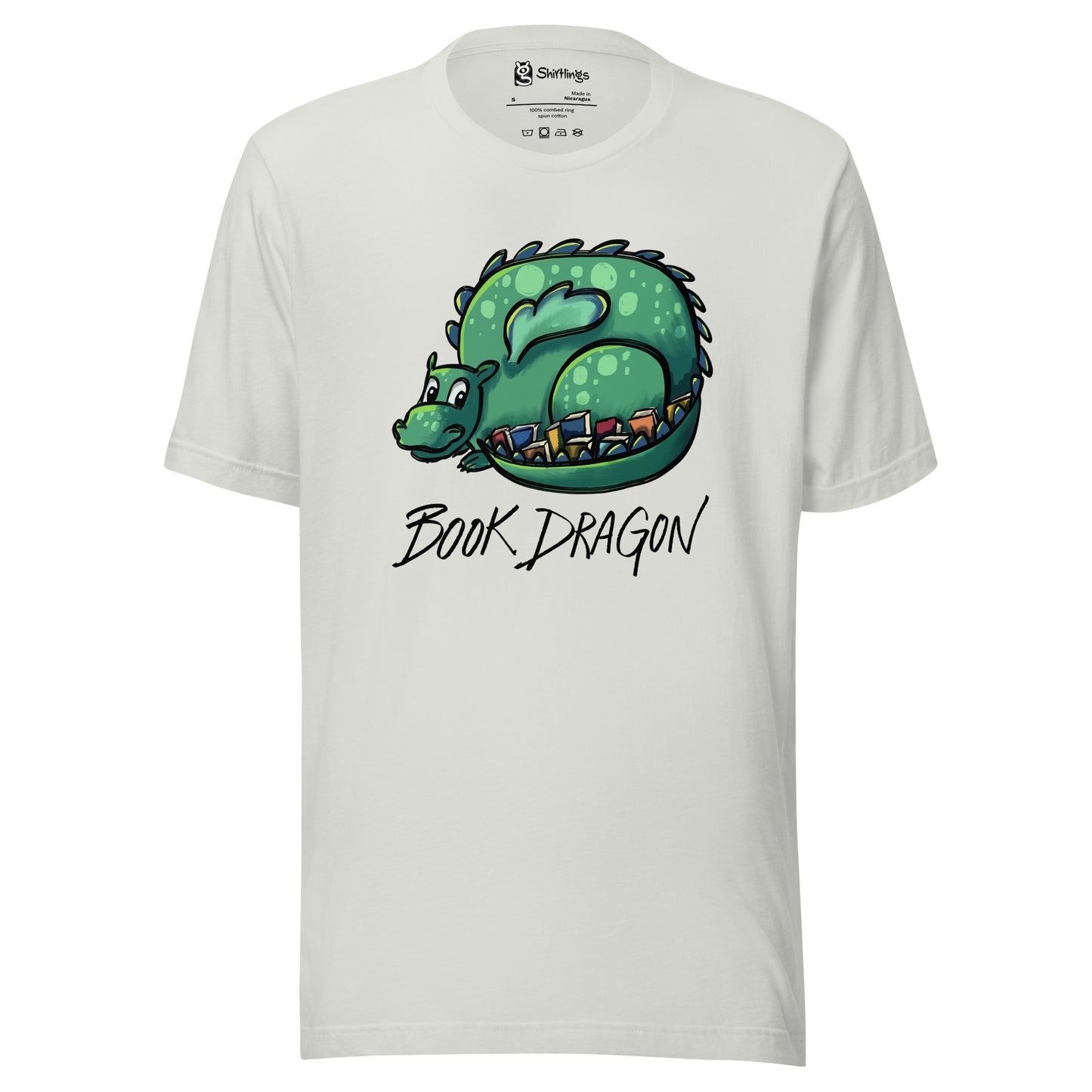 "Book Hoarder Dragon" Tee