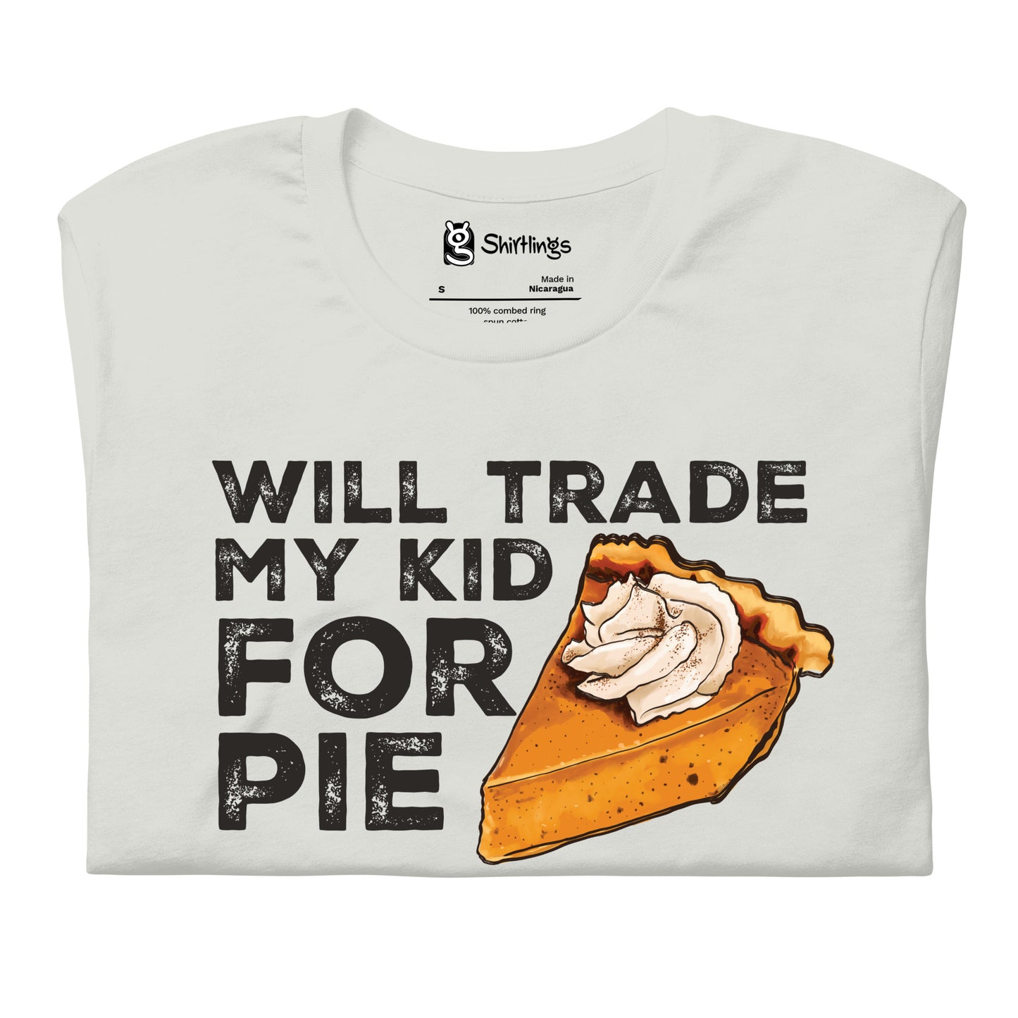 Pumpkin Pie-Lover's Dilemma: 'Trade My Kid for Pie' Tee