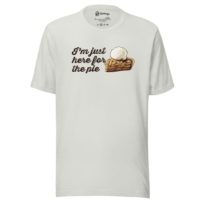 Apple Pie Enthusiast's Must-Have: 'Just Here for Pie' T-Shirt