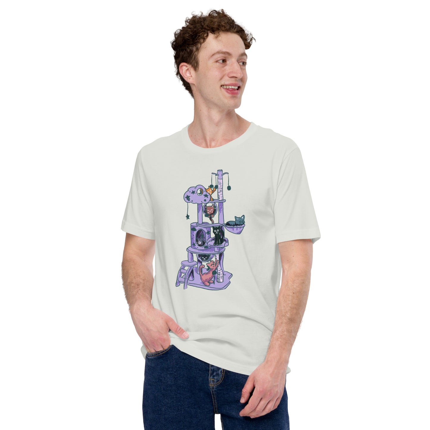 Stellar Feline Fiesta: Catnip Dreams Tee