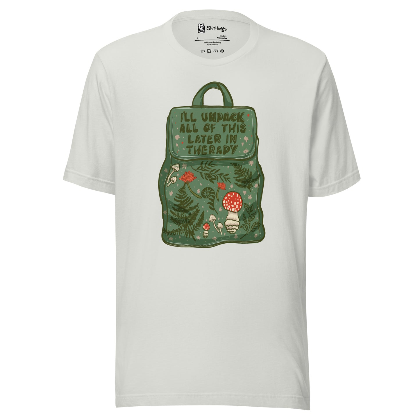 Therapy Unpacked: Green Backpack Confessions Tee