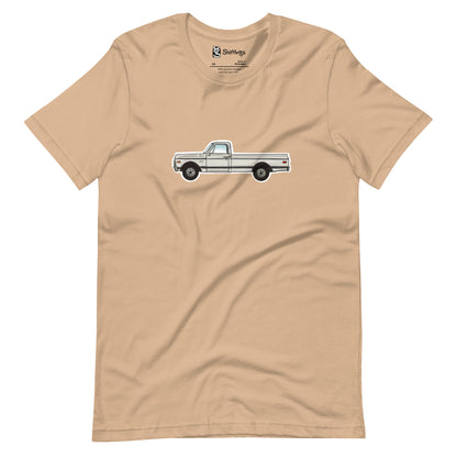 Retro Ride: '70s White C-10 Pickup Tee