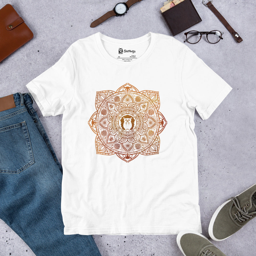 Fall Foliage & Spiky Splendor: Mandala Moments Tee